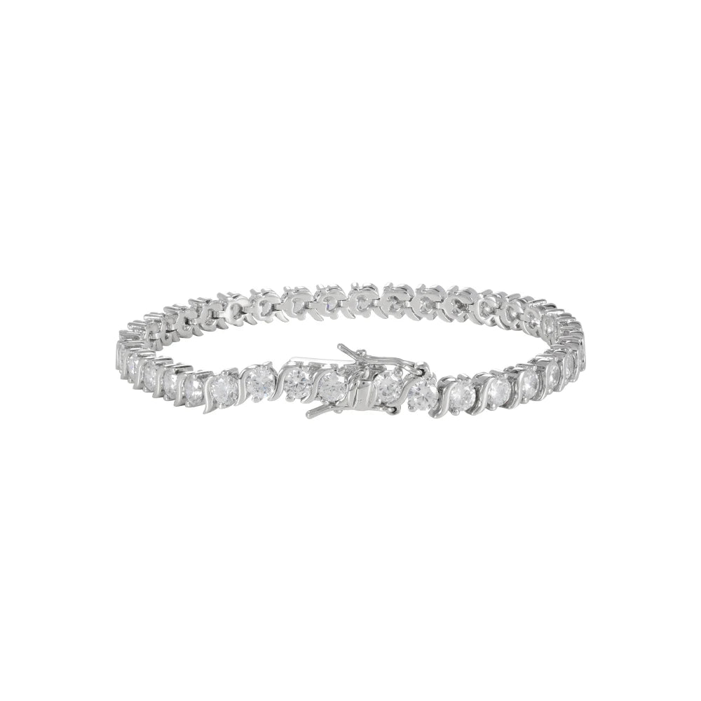 3mm Cubic Zirconia Classic Tennis Bracelet Gold Bracelets for Women 6.5-7.5 Inch Silver Tennis Bracelet Kirin Jewelry