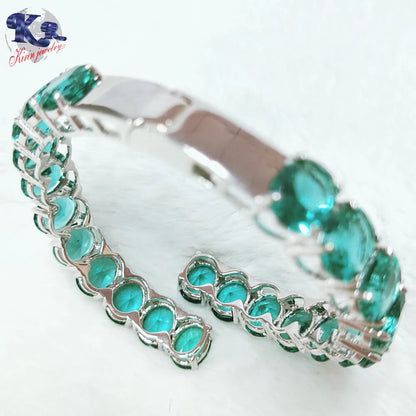 925 Sterling silver crystal zircon bangle wholesale bangle bracelet Kirin Jewelry