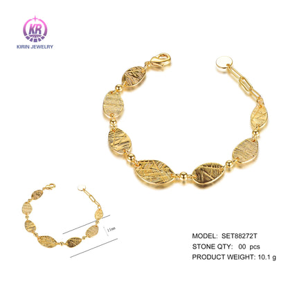 925 silver bracelet with 14K gold plating SET88272T Kirin Jewelry
