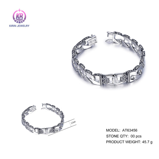 925 silver bracelet with rhodium plating AT63456 Kirin Jewelry