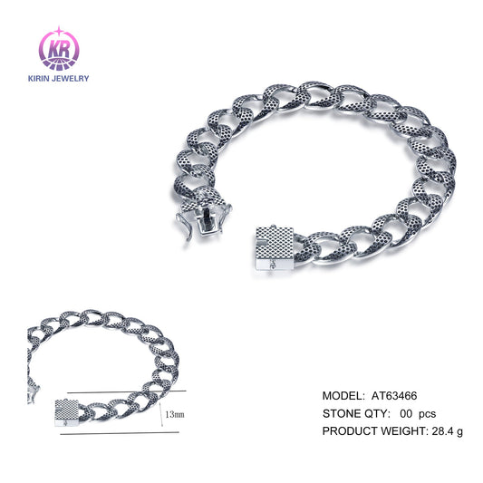 925 silver bracelet with rhodium plating AT63466 Kirin Jewelry