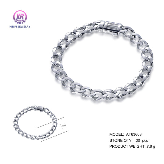 925 silver bracelet with rhodium plating AT63608 Kirin Jewelry