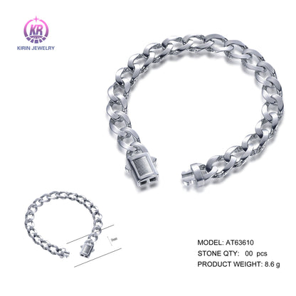 925 silver bracelet with rhodium plating AT63610 Kirin Jewelry