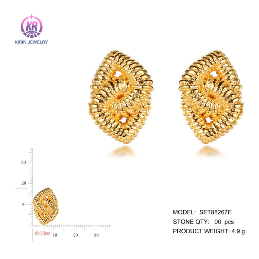 925 silver earrings with 14K gold plating SET88267E Kirin Jewelry