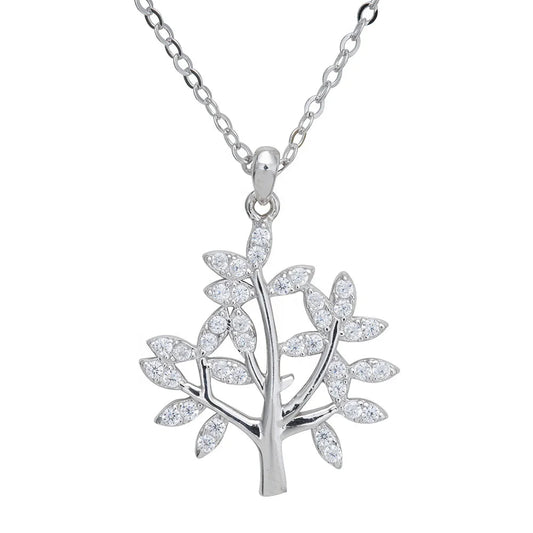 925 sterling silver life tree pendant necklace tree of life jewelry necklace pendant for Women tree of life crystal pendant Kirin Jewelry