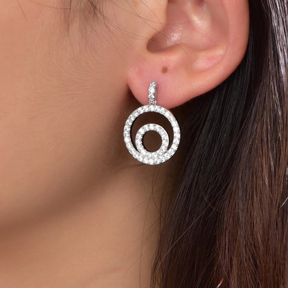 AAA CZ Sterling silver earrings 925 hoop earrings 925 sterling silver stud earrings Kirin Jewelry