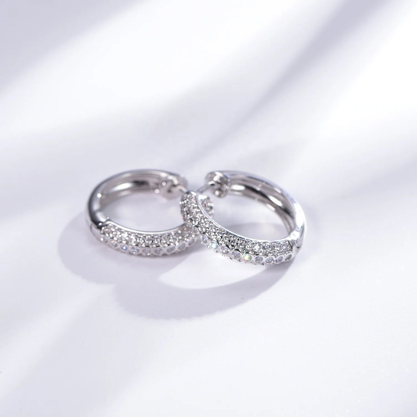 AAA CZ Sterling silver earrings 925 sterling silver gold vermeil plated hoop earrings Kirin Jewelry