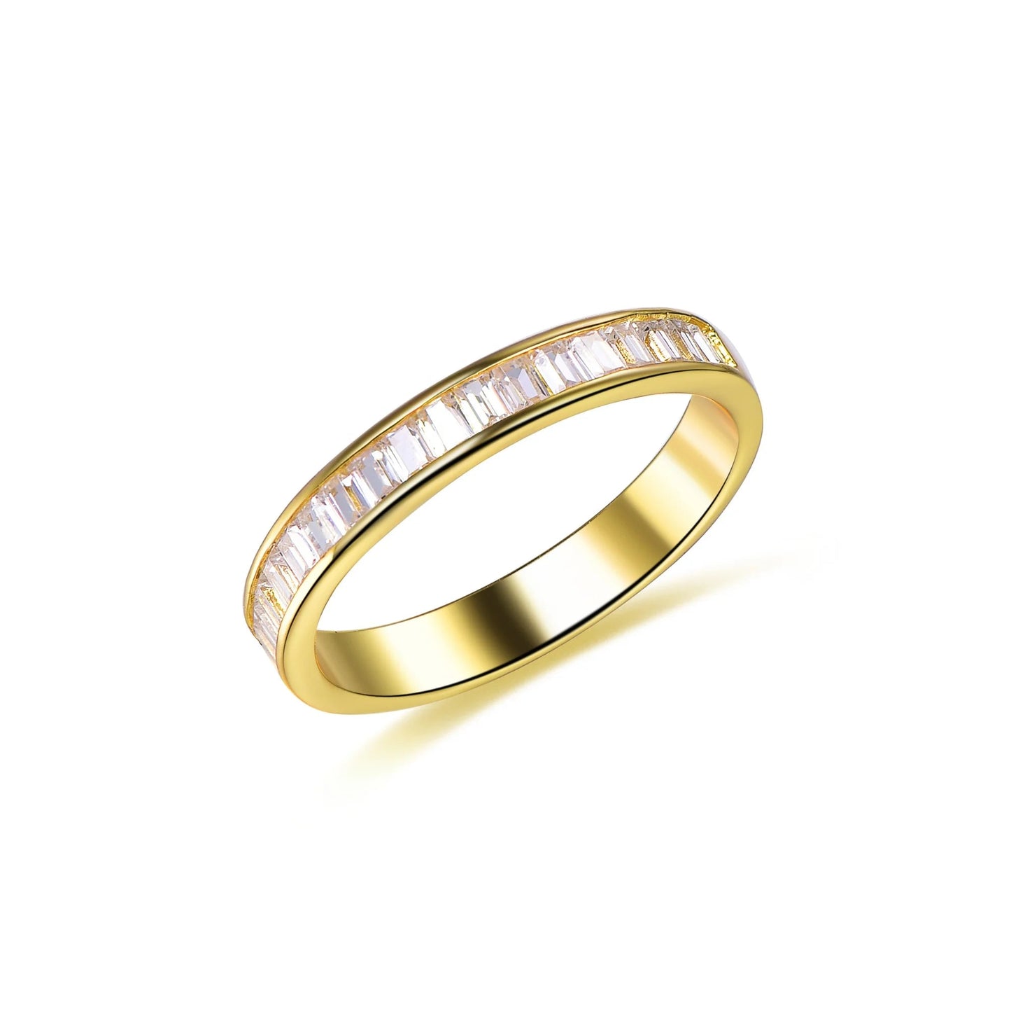 AAA zircon wedding band diamond 925 wedding band gold wedding band gold engagement rings for women Kirin Jewelry