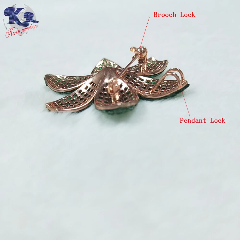 Ali baba Website Wholesale Jewelry Silver Solid Flower Shape Brooch Pins Kirin Jewelry