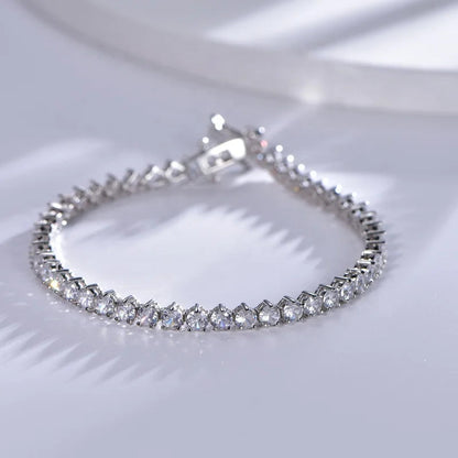 s925 silver tennis bracelet with cz wholesale tennis bracelet for women 