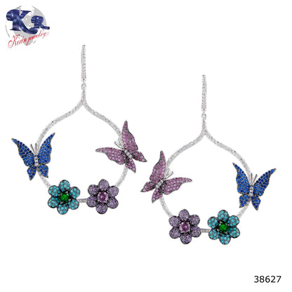 Butterfly Earring Hook Stand Display Dubai Custom Jewelry Set Kirin Jewelry