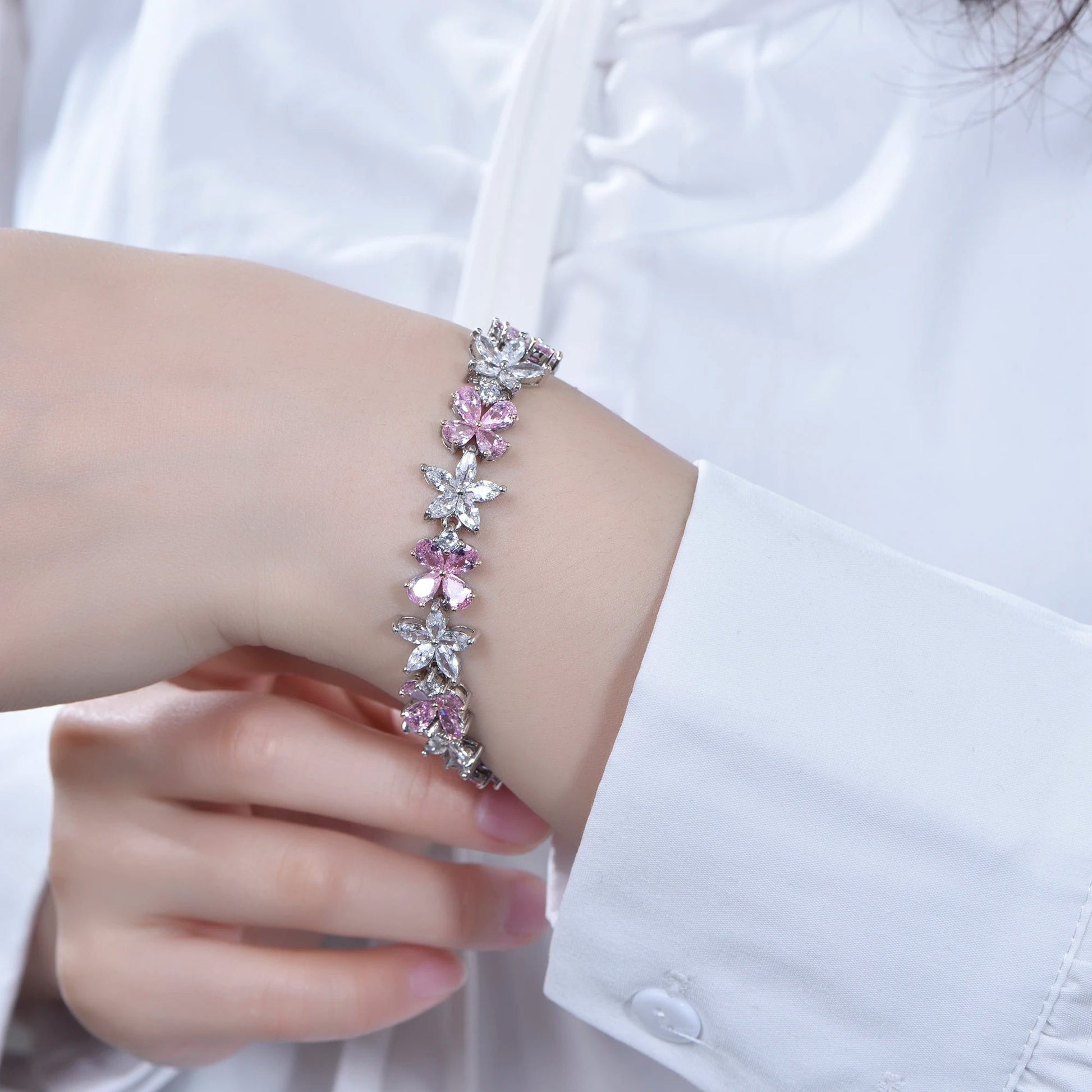 Crystal Bracelet 925 Sterling Silver Star Layer Women Bead Bracelet Fashion Jewelry for Gifts Accessories Kirin Jewelry