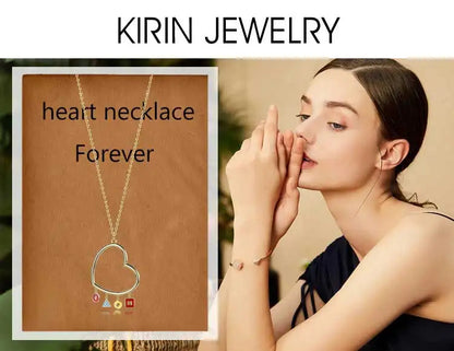 Custom Glossy 18K Gold Necklace Pendant Heart Pendants for Women 925 Sterling Silver Enamel Pendant Kirin Jewelry