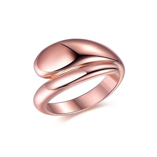 Customized Sterling 925 Silver Ring Women Jewelry Rose Gold Plated Rings without stone chunky fidget ring Kirin Jewelry