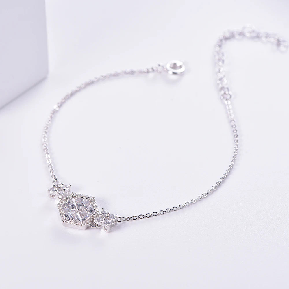 Factory Price Wholesale Crystal Bracelet Diamond Moissanite bracelet CZ Adjustable chain Bracelet Jewelry Kirin Jewelry