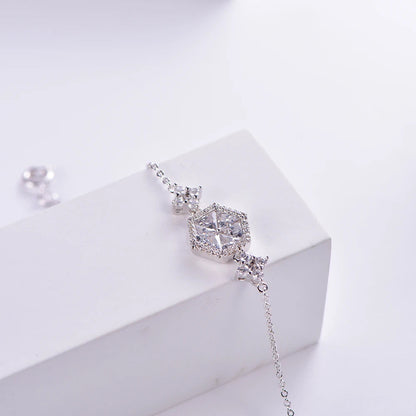 Factory Price Wholesale Crystal Bracelet Diamond Moissanite bracelet CZ Adjustable chain Bracelet Jewelry Kirin Jewelry