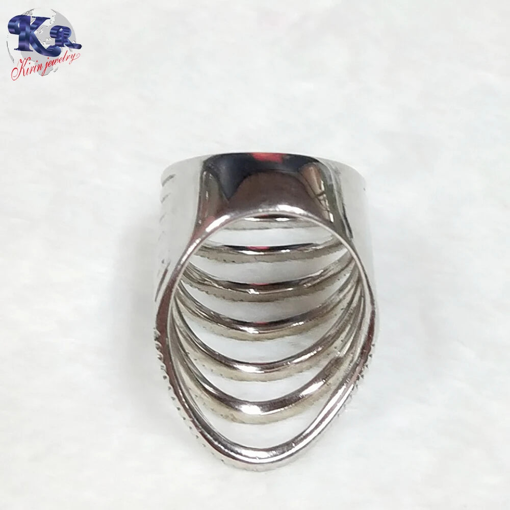 Factory direct superposition of cheap jewelry ring 925 sterling silver ring Kirin Jewelry