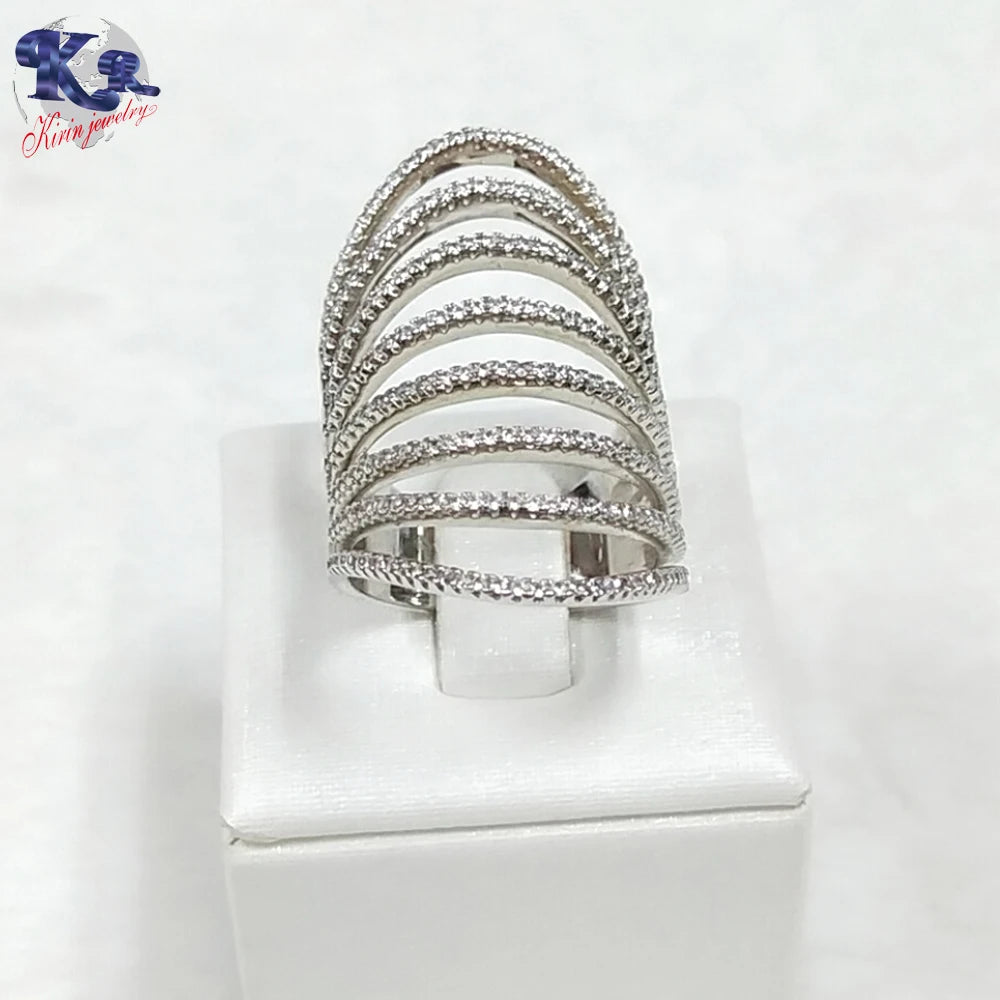 Factory direct superposition of cheap jewelry ring 925 sterling silver ring Kirin Jewelry