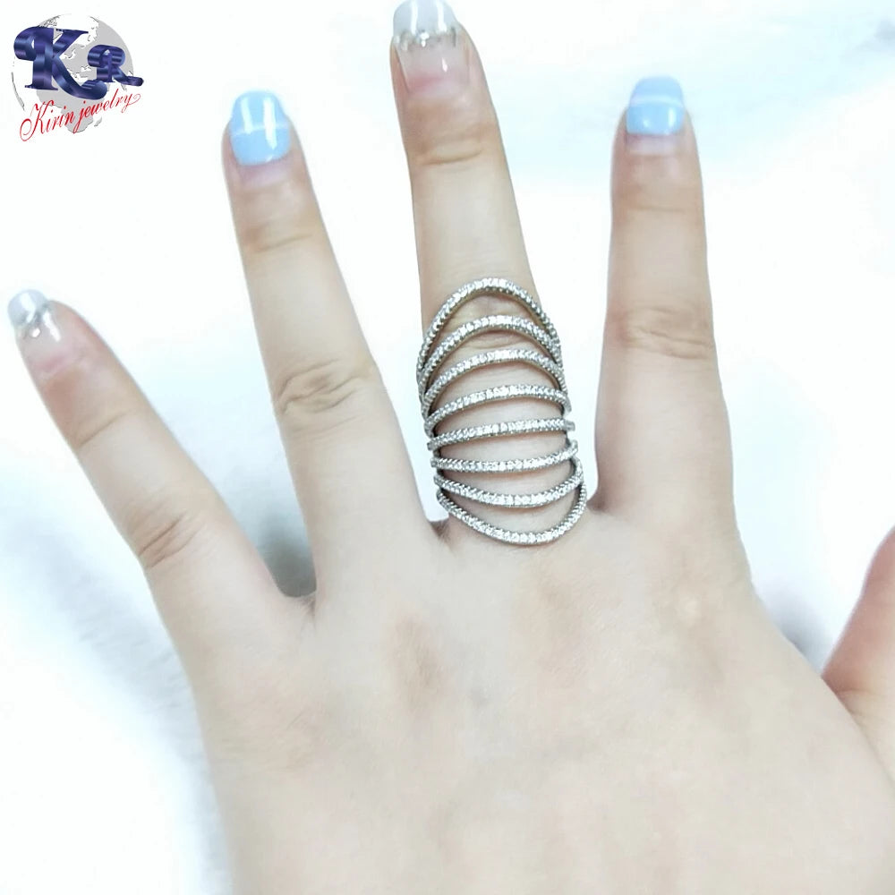 Factory direct superposition of cheap jewelry ring 925 sterling silver ring Kirin Jewelry