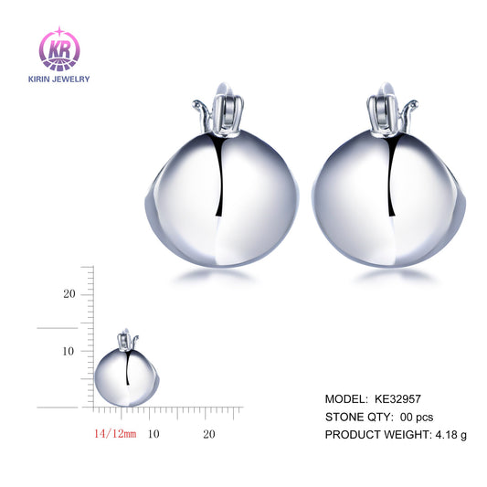 Fashion 925 silver Earrings women Jewelry wiith rhodium plating KE32957 Kirin Jewelry