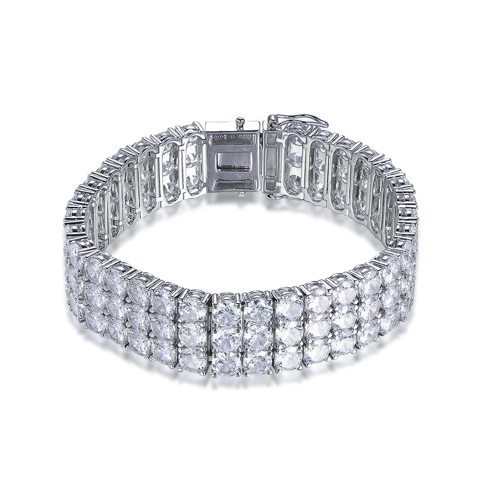 Fashion Classic Bracelets Bangles Cubic Zirconia Bracelets 925 Sterling Silver Tennis Bracelets Women Kirin Jewelry