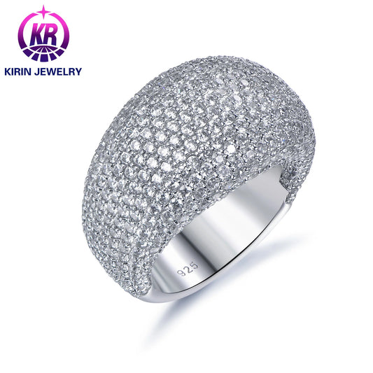 Fashion Jewelry Rings Luxury Silver Rings 925 Sterling Silver 3A White Cubic Zirconia Engagement Ring Jewelry Women Gifts Hot Sale Wholesale 925 Sterling Silver Ring Custom Charm Ring for Men Women Kirin Jewelry