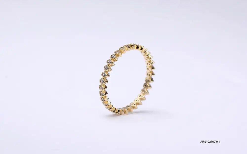 Fashion jewelry CZ ring gold moroccan wedding jewelry wholesale Kirin Jewelry