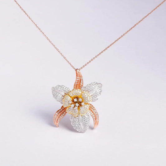 Fashionable Flower Gold Plated Sets Gold Jewelry New Wholesale Price Latest 18 K Gold Plated Jewelry For Girls Kirin Jewelry