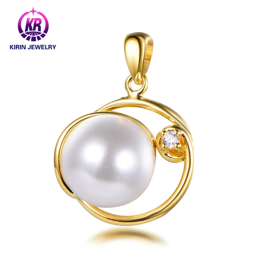 Fine Jewelry Good Quality 925 Silver Natural Pearl Waterdrop Charm Pendants for Woman Jewelry Necklace Making Kirin Jewelry