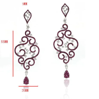 Historical and cultural jewelry wholesale exquisite earrings 925 sterling silver cutout earrings Kirin Jewelry