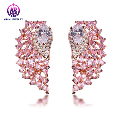 Hot High Quality S925 Zircon Earrings Multi-Layer Diamond Drop Earrings For Banquet Party Fashion Jewelry Kirin Jewelry