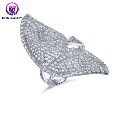 Hot Selling Personality New Design 925 Sterling Silver Ring 3A Cubic Zirconia For Women Wedding Engagement Jewelry Kirin Jewelry