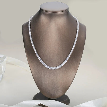 Iced Out Link Chain Necklace Women Tennis Chain Women's chocker Tennis Necklace Jewelry CZ Diamond Necklace Kirin Jewelry