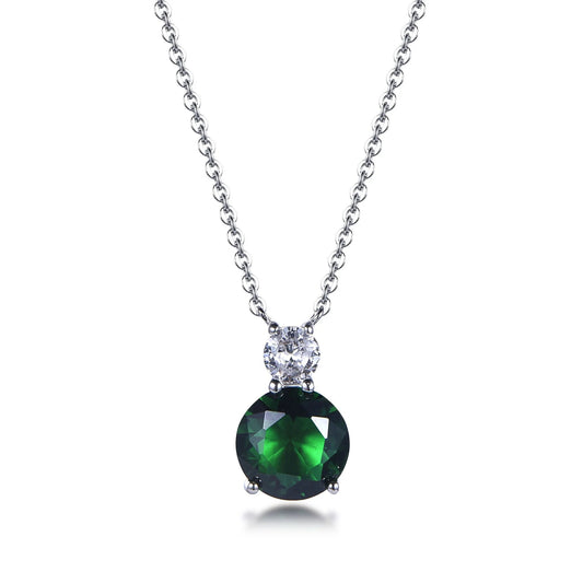 Jewelry wholesale fashion Necklace Pendant Jewelry Emerald Zircon Diamond Pendant Emerald Gemstone Pendant Kirin Jewelry