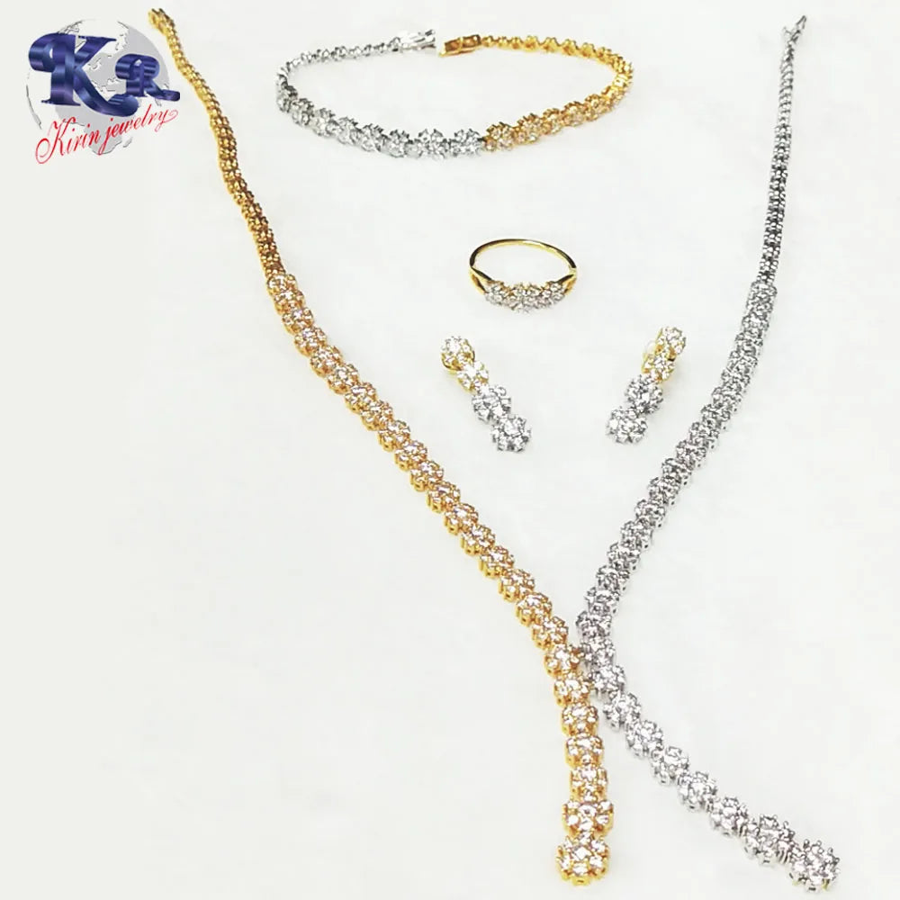 Necklaces Silver 925 Jewelry Sets Whoselase Gold Plated Woman Gifts Kirin Jewelry