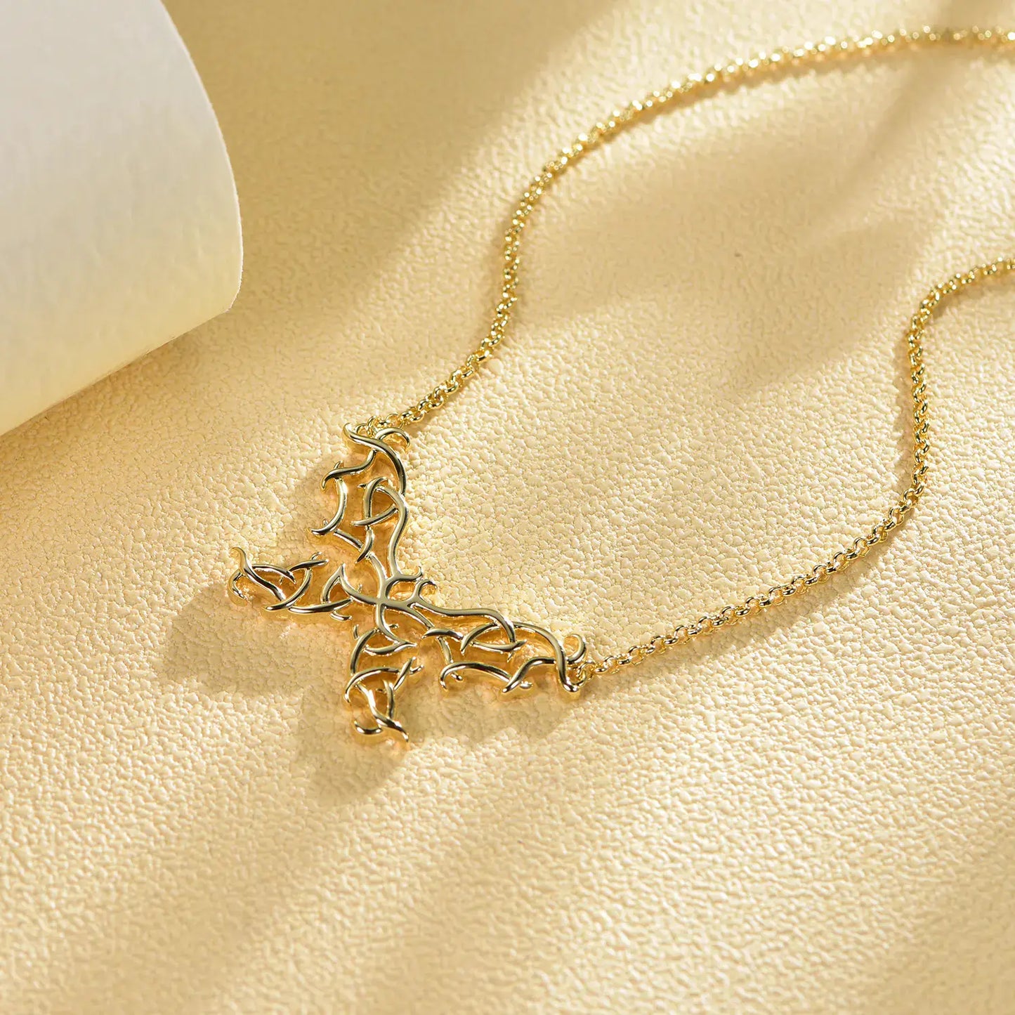 Silver Gold Plated Hollow Butterfly Pendant Necklace for women necklace jewelry