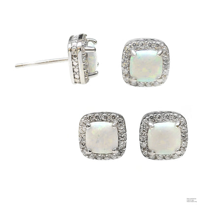 New 925 sterling silver with aaaaa zircon Opal diamond gold earrings for Women 2021 925 sterling silver earrings stud earrings Kirin Jewelry