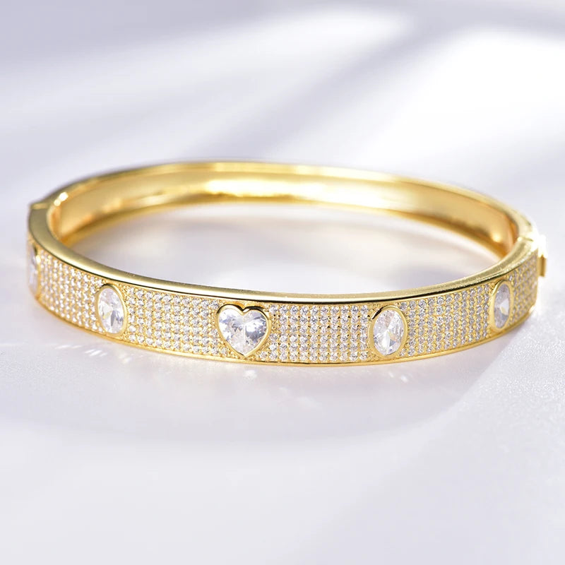 New Arrival CZ Stone Fashion Women Bangle Kirin Jewelry