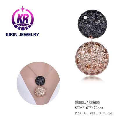 New Design Cubic Zirconia Silver 925 Pendant Earrings For Women Kirin Jewelry