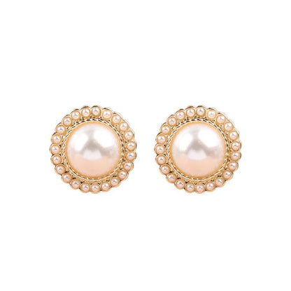 Pearl earrings 925 silver pearl stud earrings for Women Kirin Jewelry