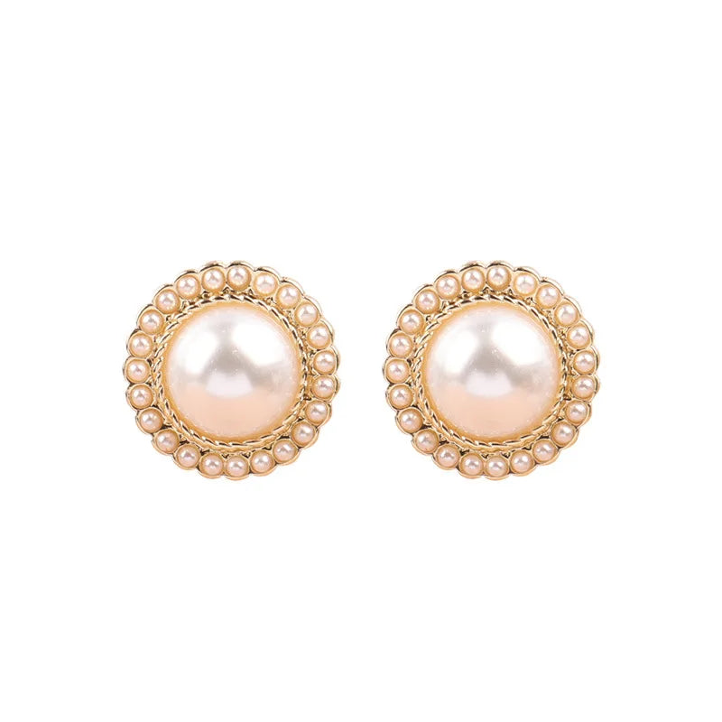 Pearl earrings 925 silver pearl stud earrings for Women Kirin Jewelry
