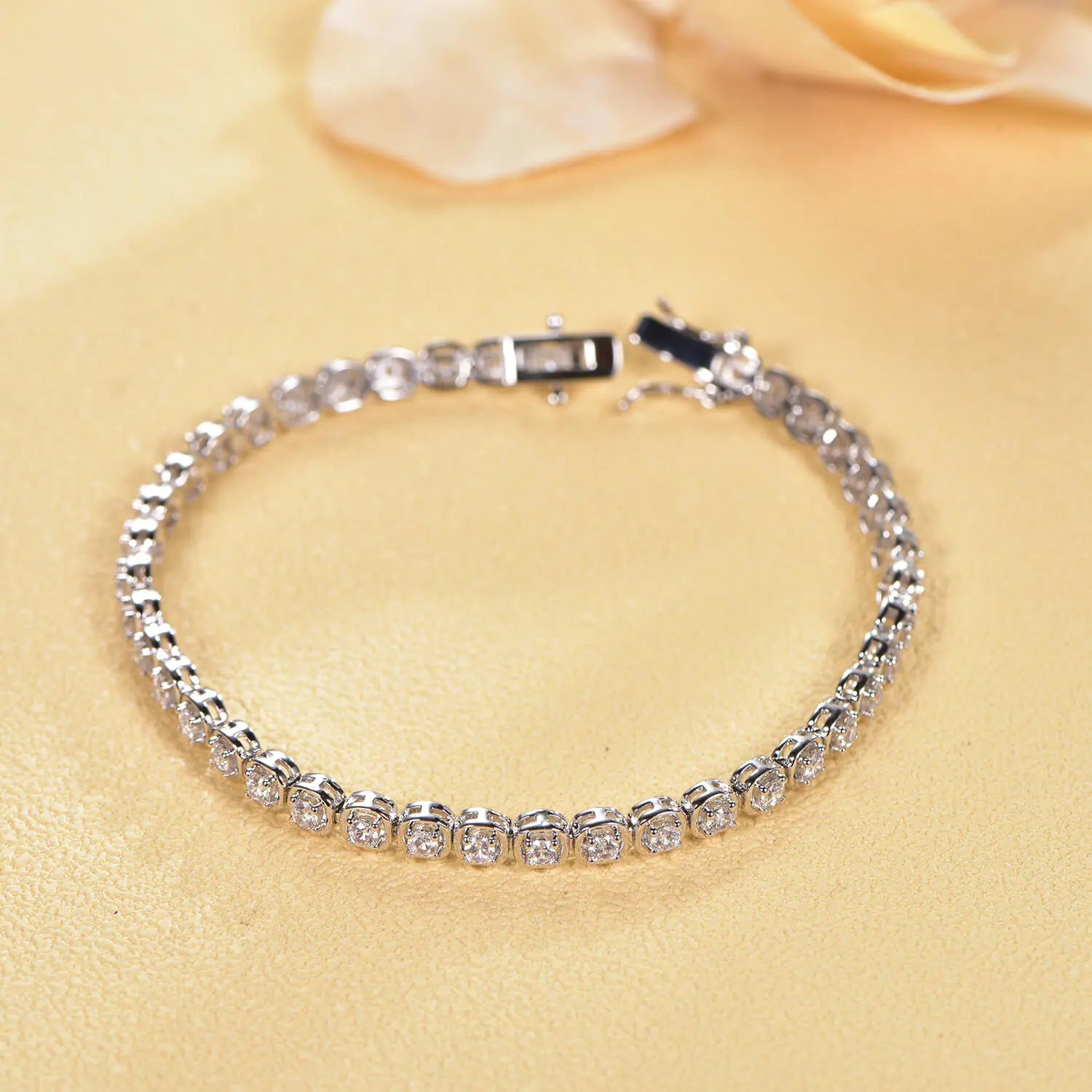 s925 cubic zirconia tennis bracelet fashion diamond bracelet for women