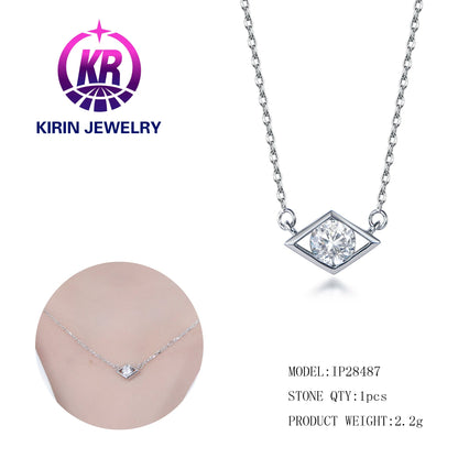 Trendy Jewelry Cut Lab Grown Diamond Pendant Custom Jewellery Women Chain Necklace Kirin Jewelry