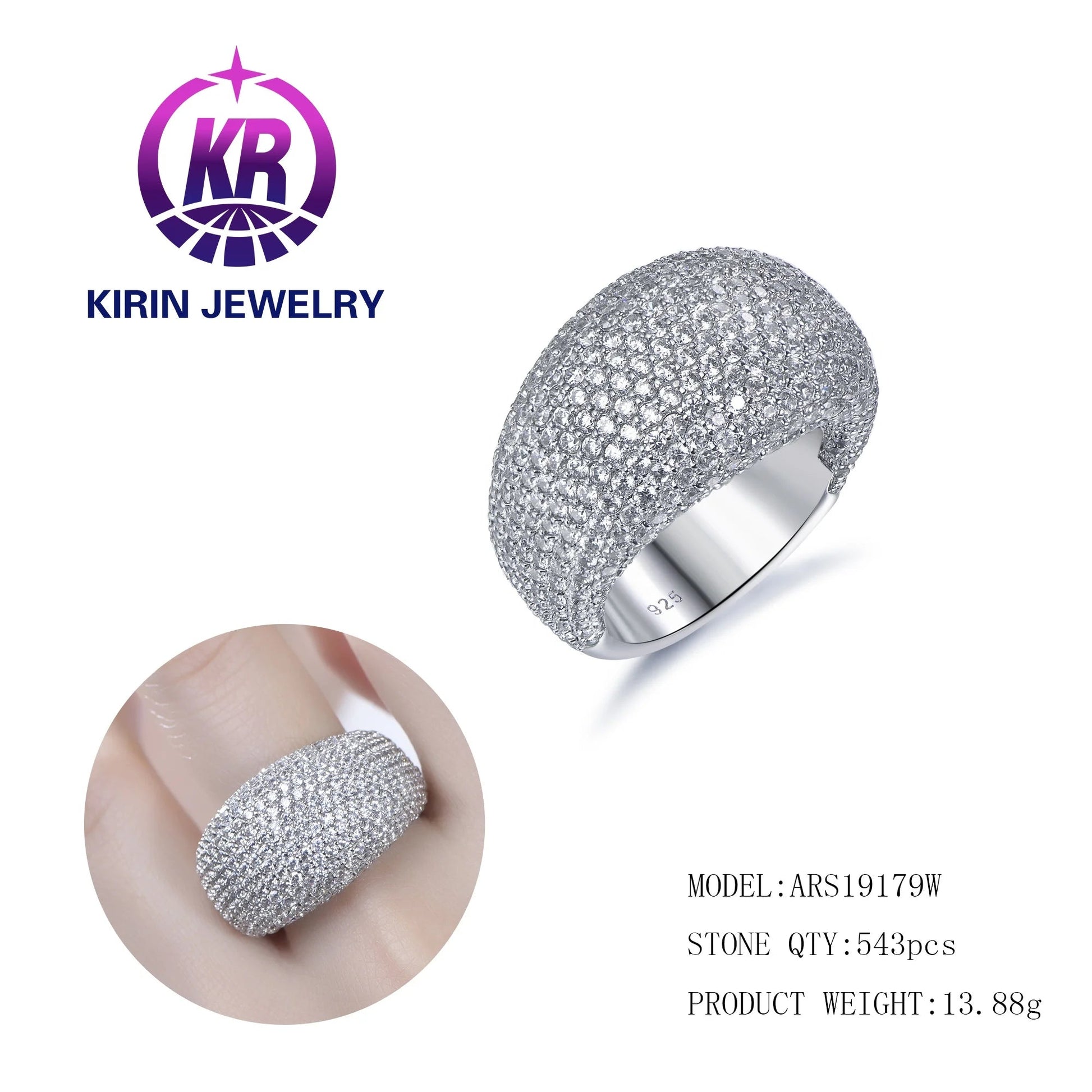 Wedding Bands for Women Men Size 6-9 marriage Ring for Her & Him Custom Pave Diamond Wedding Ring mens silver rings 925 Diamond Wedding Ring Kirin Jewelry