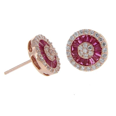 Wholesale Price Sterling Silver Jewelry Corundum CZ Fancy Stud Earring Kirin Jewelry