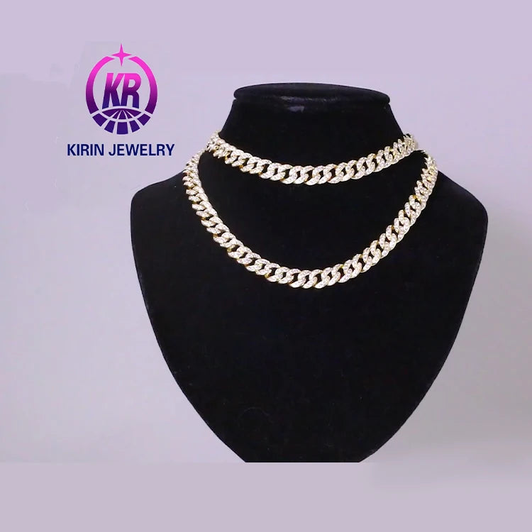 Wholesale collier homme France Chain 18 karat 14 karat gold chains plated gold necklace Silver chains men's Necklace Kirin Jewelry