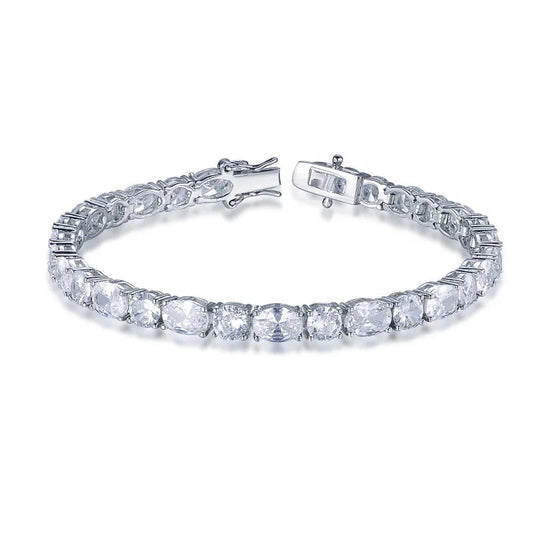 bracciali 18 karat white gold tennis bracelet moissonite tennis bracelet AAA CZ pure silver tennis bracelet Kirin Jewelry