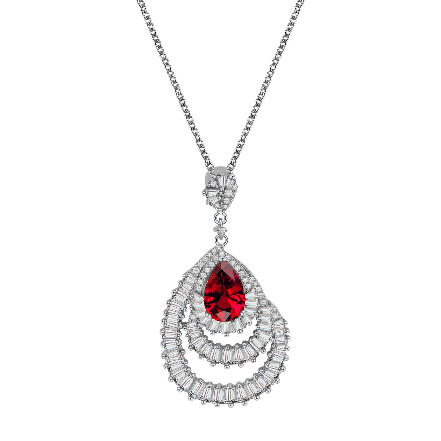 conjuntos de joyas AAA CZ red corundum fine jewellery sets for Women jewelry set bridesmaid jewelry sets Kirin Jewelry