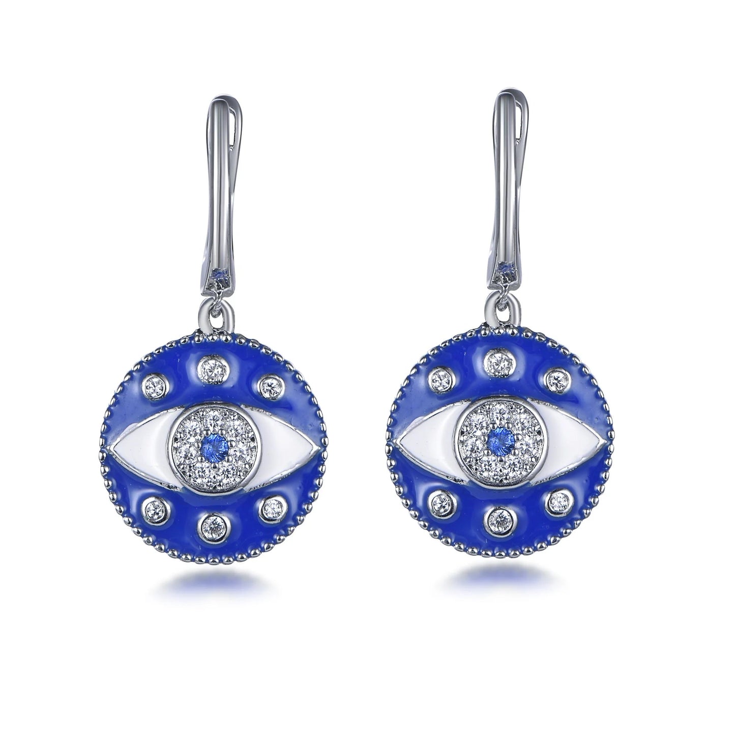 fashion jewelry dubai jewelleries set blue evil eye jewelry earrings ring jewellery gift sets sterling silver 925 jewellery Kirin Jewelry