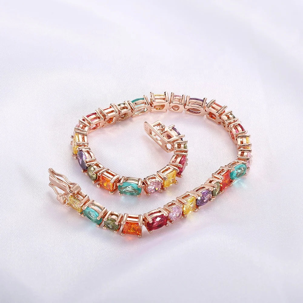 kirin custom rainbow bracelets designer charms for Women diy crystal bracelets & bangles 925 sterling silver rainbow bracelets Kirin Jewelry